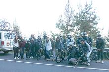 CTAHR bikers on Haleakala